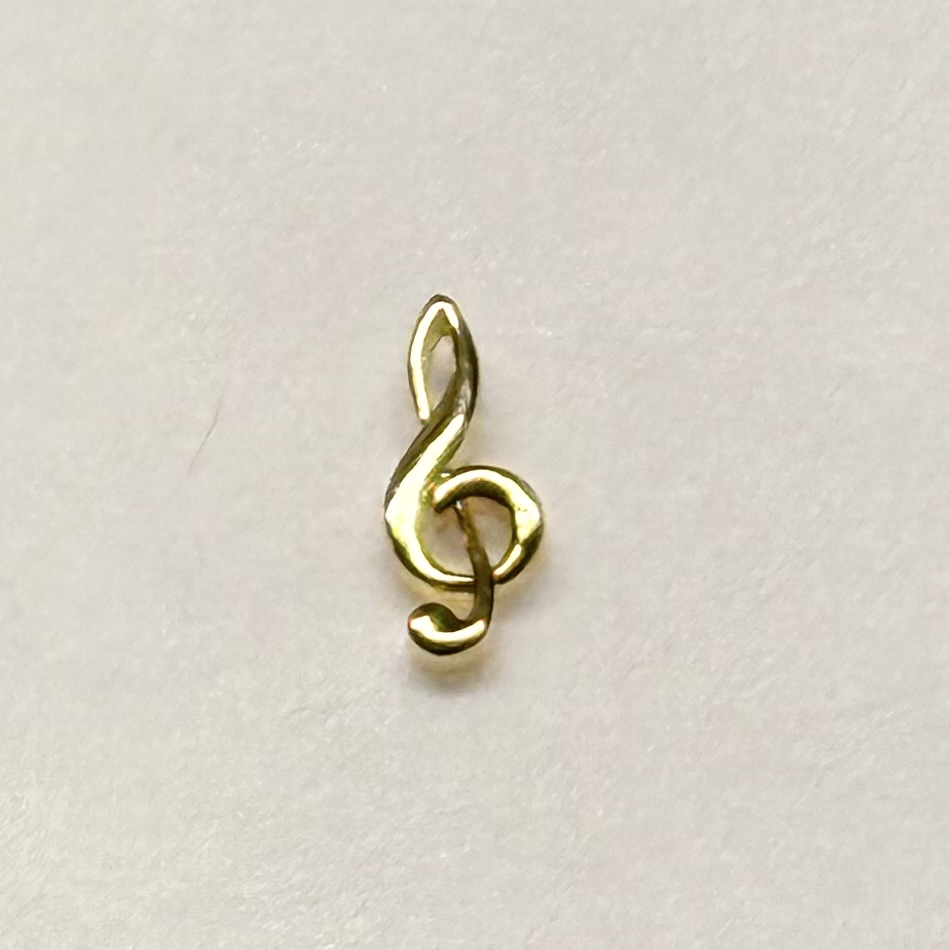 Pin G-Klav Guld - 3