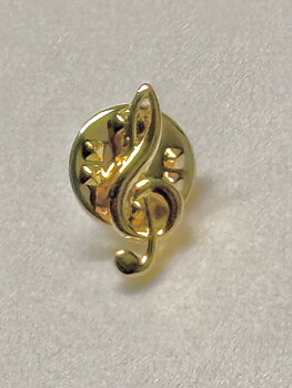 Pin G-Klav Guld