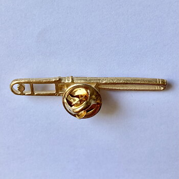 Pin Trombon Guld