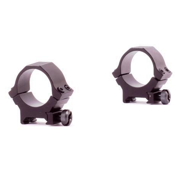 Ringar 30mm Tub.Weaver Bas.Höjd 10mm=Med.Svart