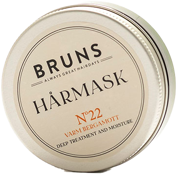 Nr 22 HÅRMASK VARM BERGAMOTT - Bruns Products - 2
