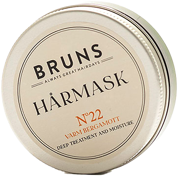 Nr 22 HÅRMASK VARM BERGAMOTT - Bruns Products