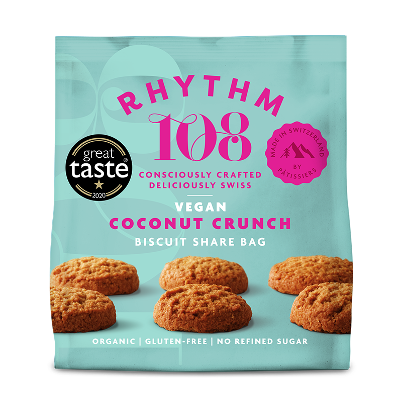 ekologisk vegansk biscotti från rhythm 108 135g