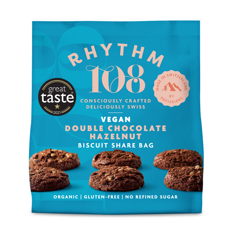 ekologisk vegansk biscotti choklad rhythm 108 135g