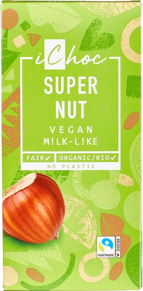 Chokladkaka Super Nut 80g iChoc Eko
