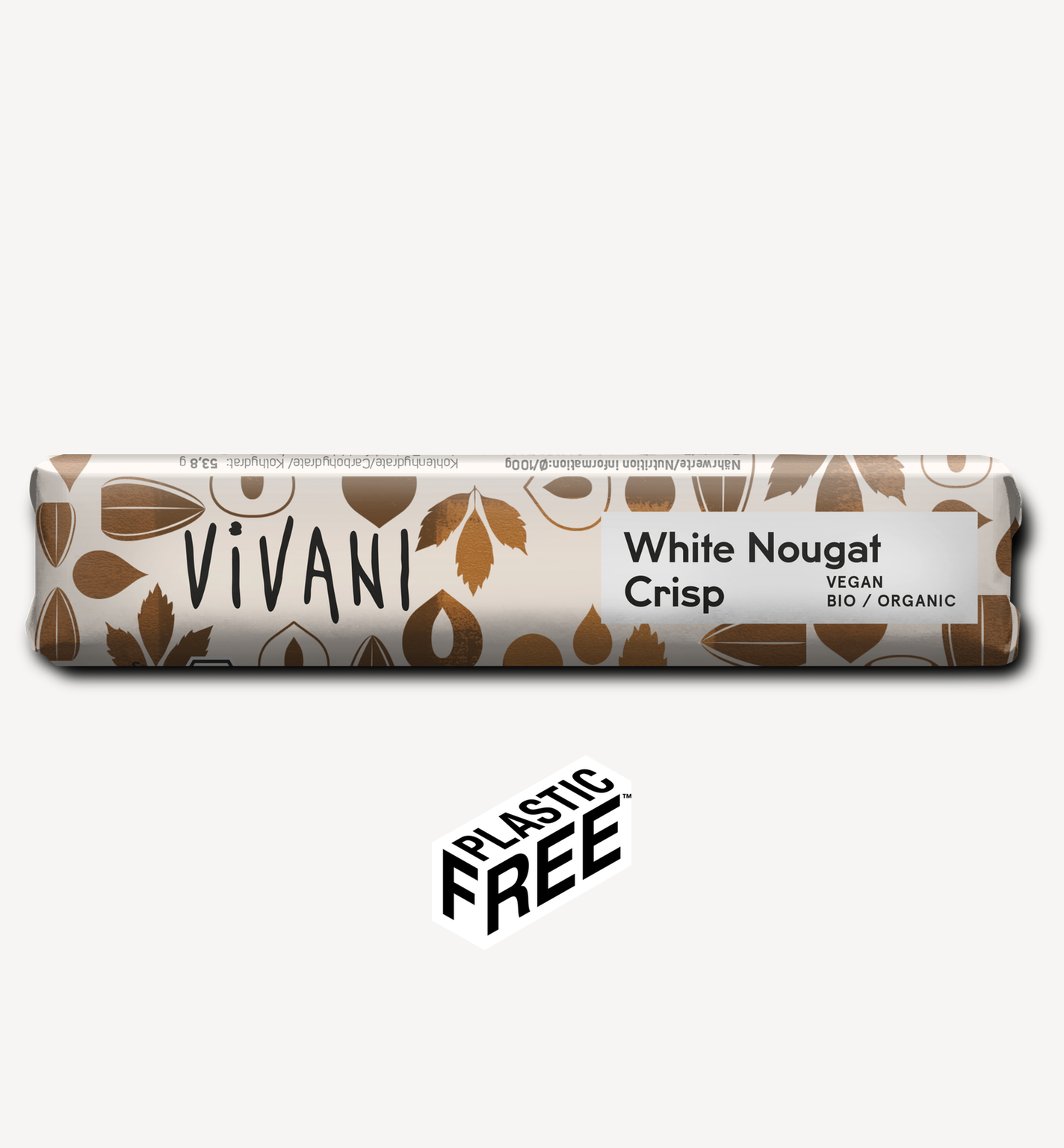 Chokladbar Vit Nougatkrisp 35g Vivani Eko