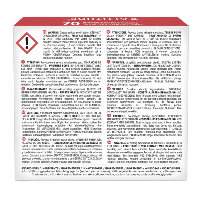 Disktabletter 26st 520g Attitude - 2
