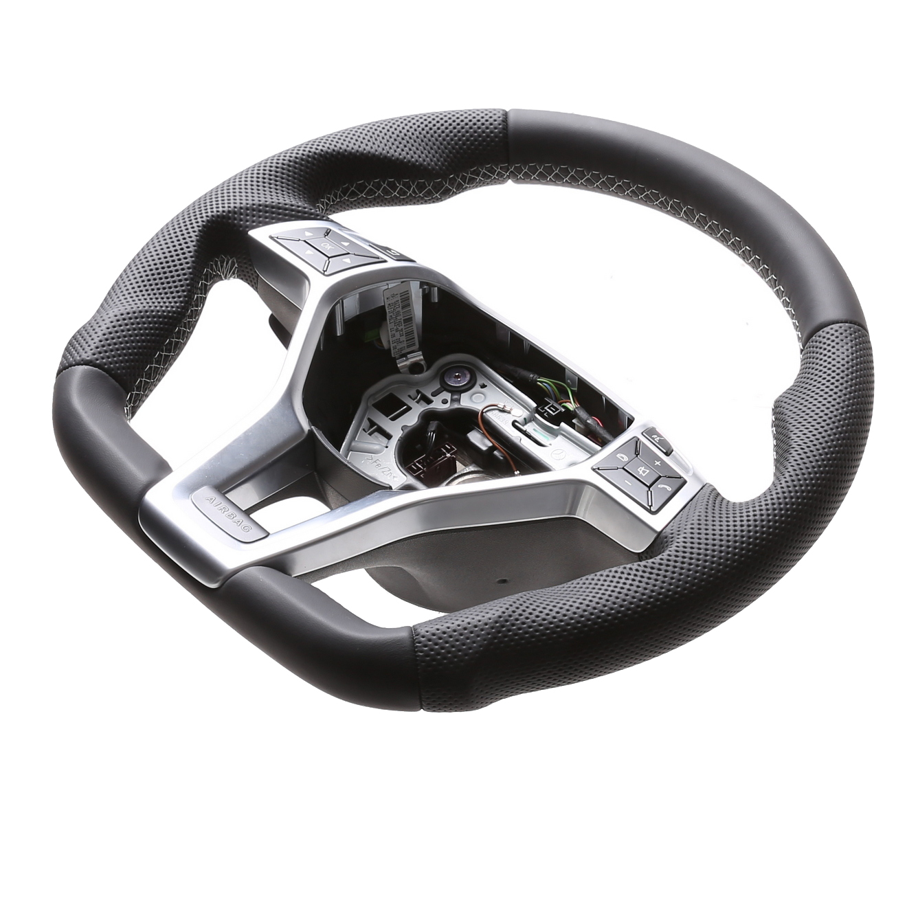 1. steering wheel sport mb original handmade 1pcs - 4