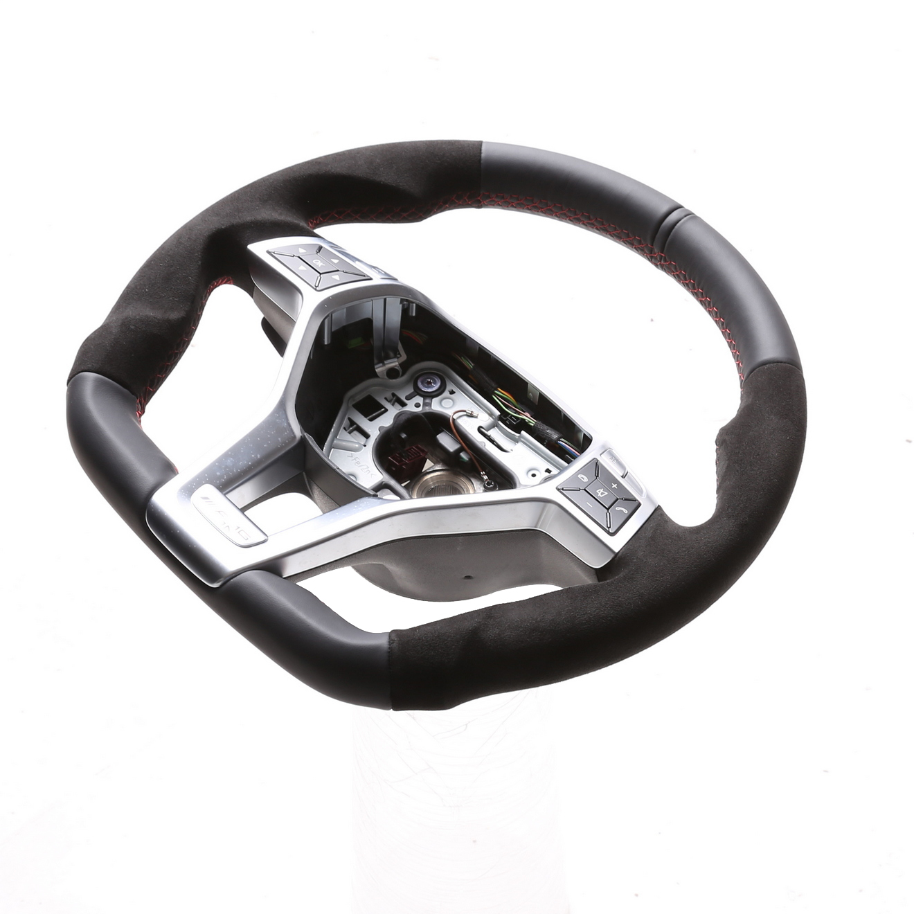 1. steering wheel sport mb original handmade 1pcs - 5
