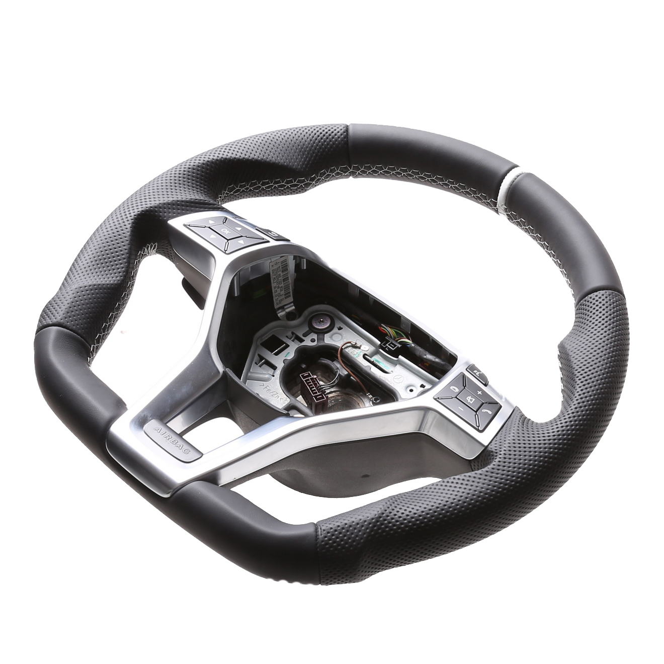 1. steering wheel sport mb original handmade 1pcs - 3