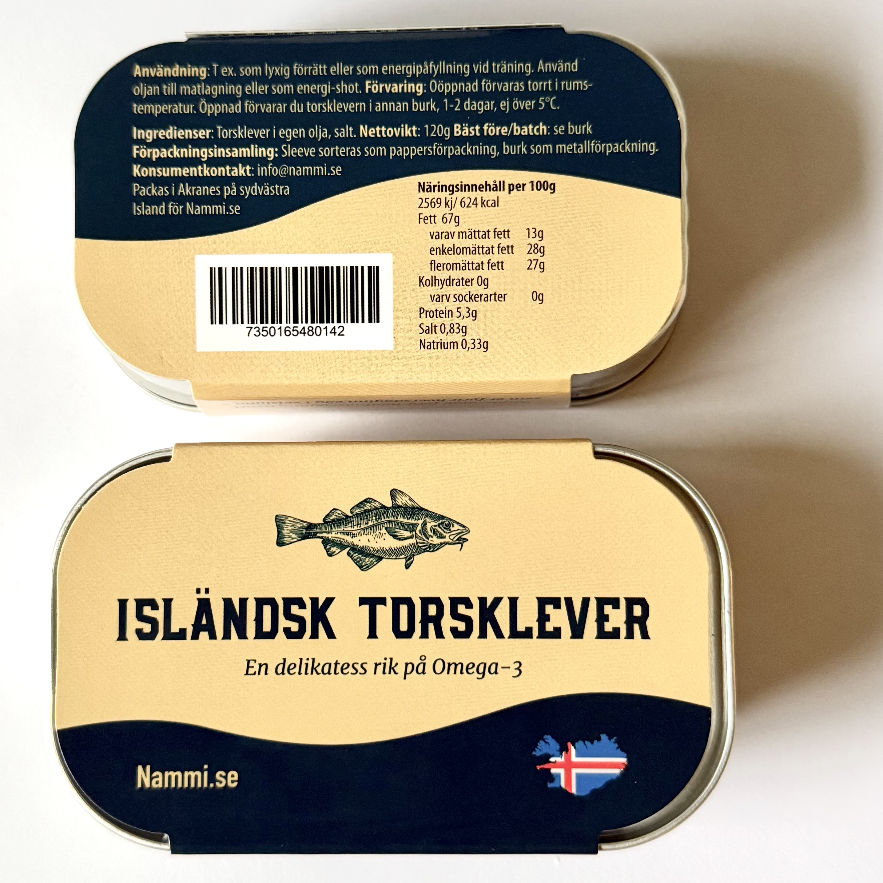 Isländsk Torsklever