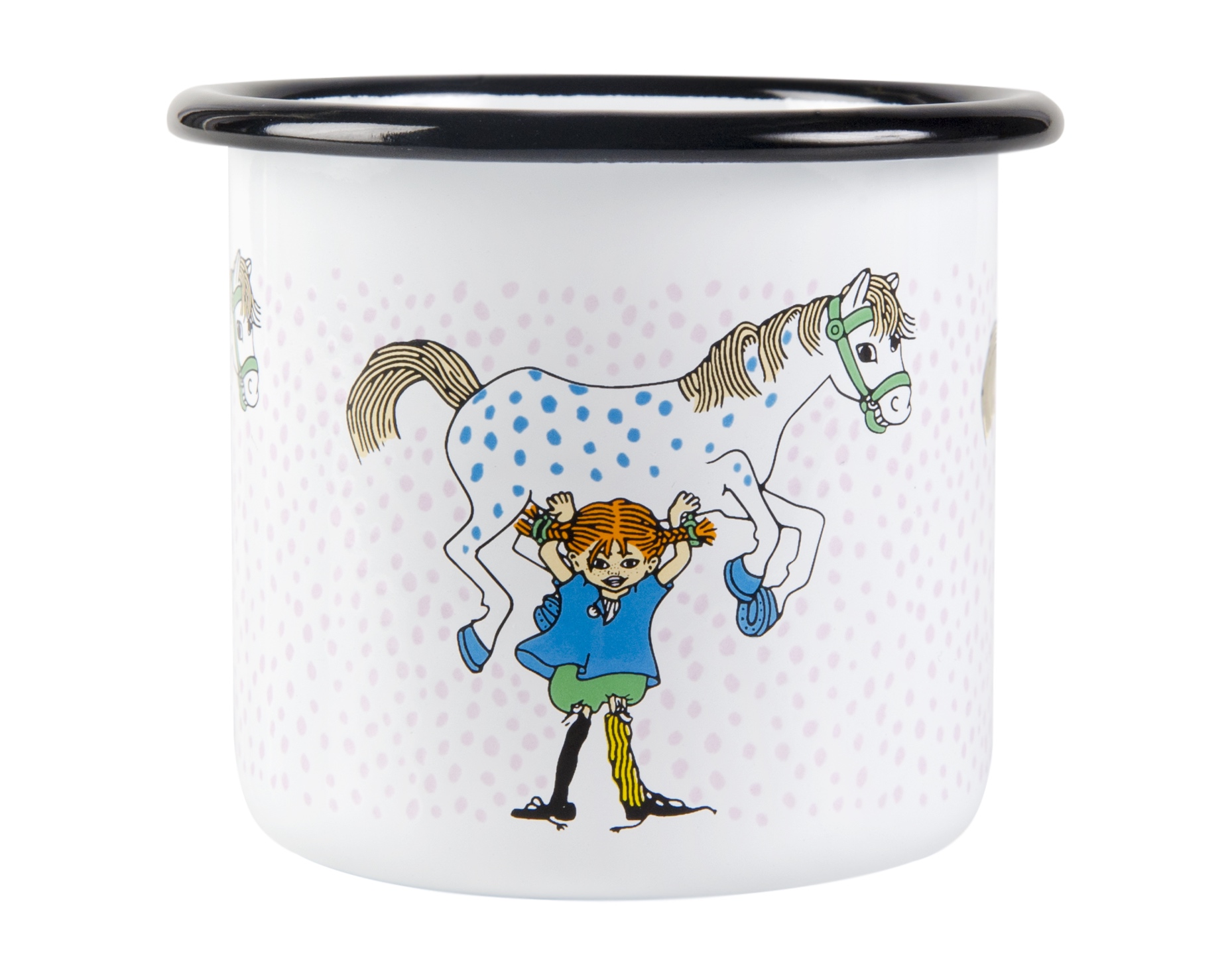 Pippi Långstrump Emaljmugg 2,5 dl - Pippi & Lilla Gubben - 3