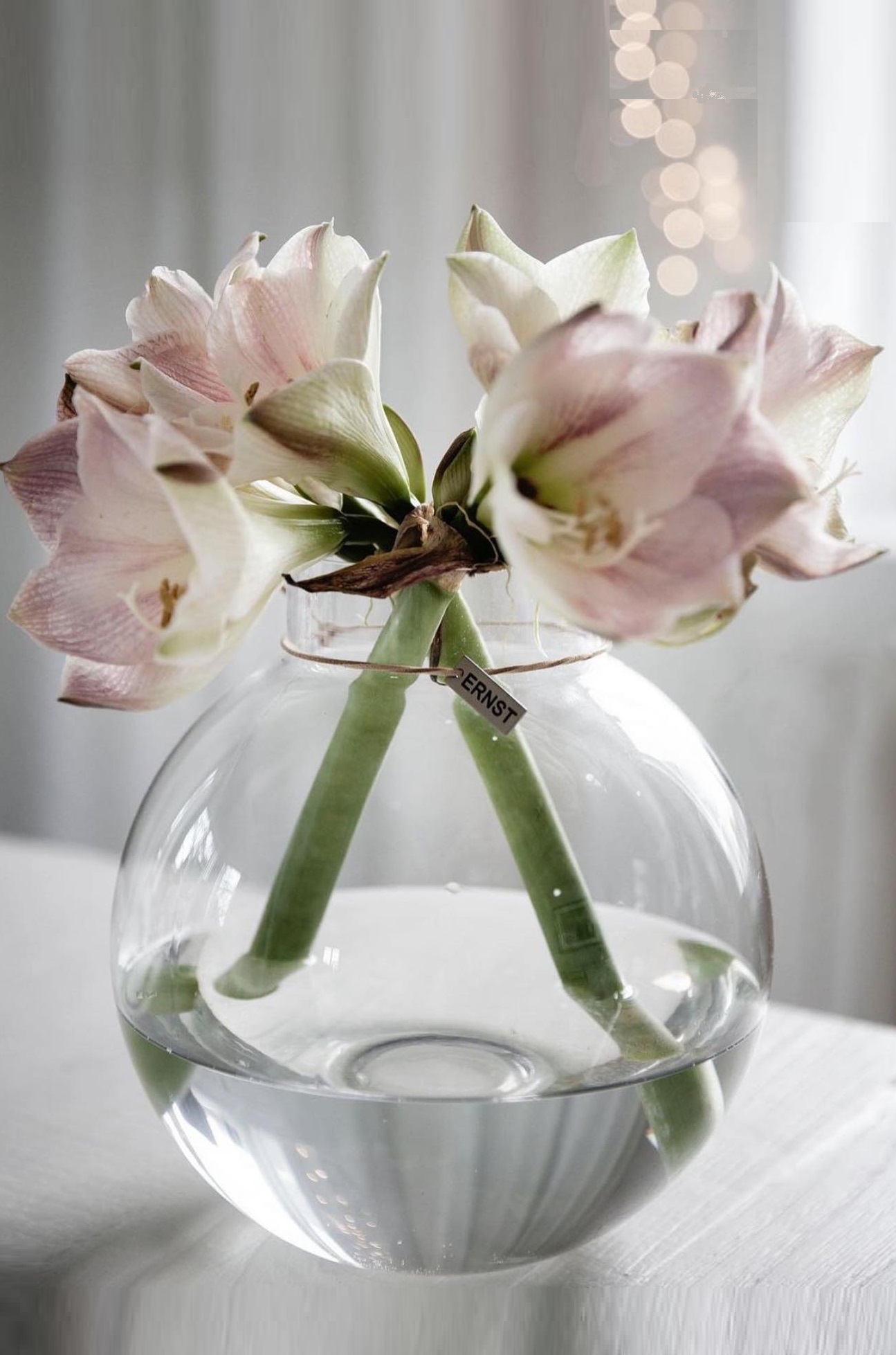 ERNST GLASS VASE ROUND 25 CM - 7