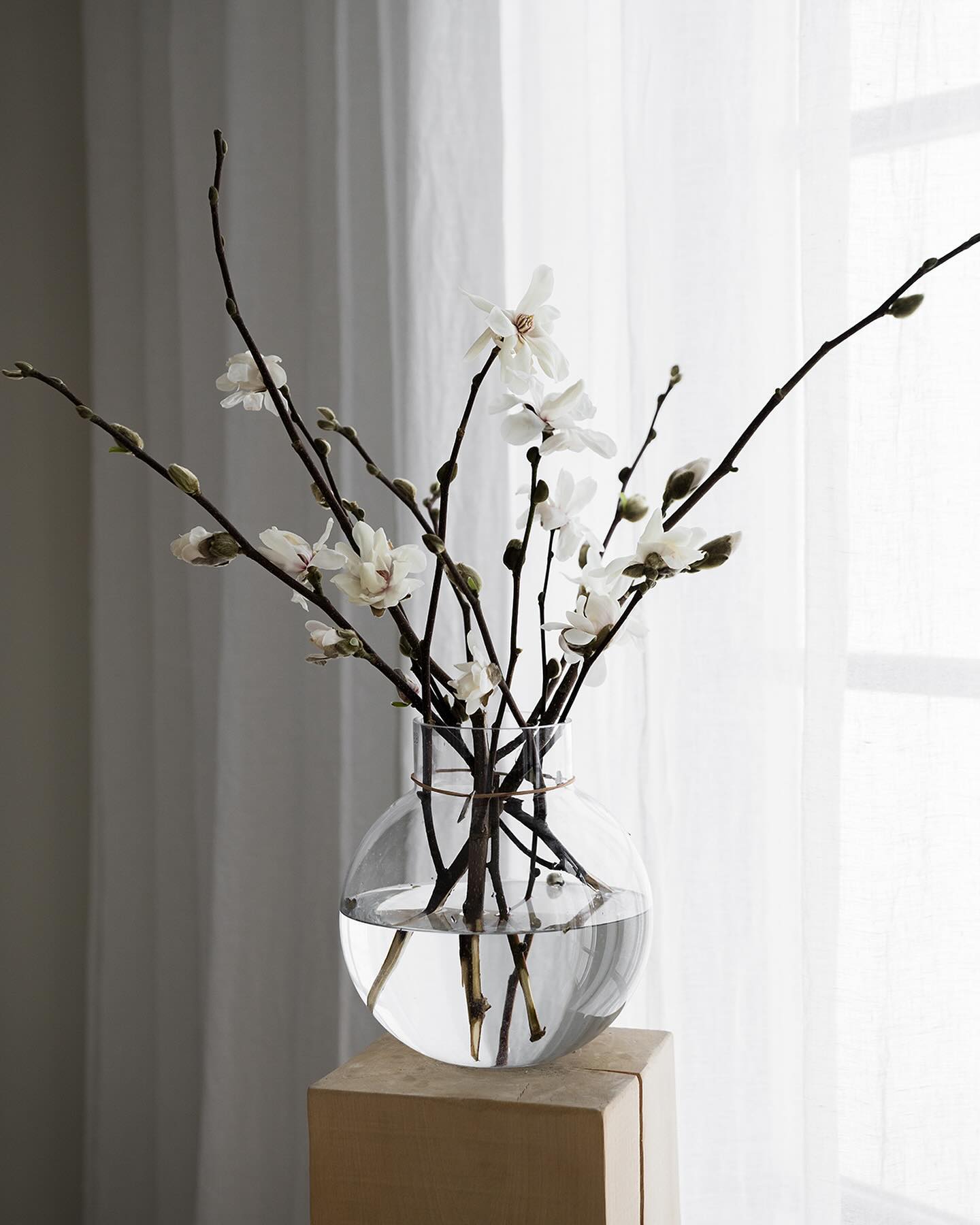 ERNST GLASS VASE ROUND 25 CM - 2
