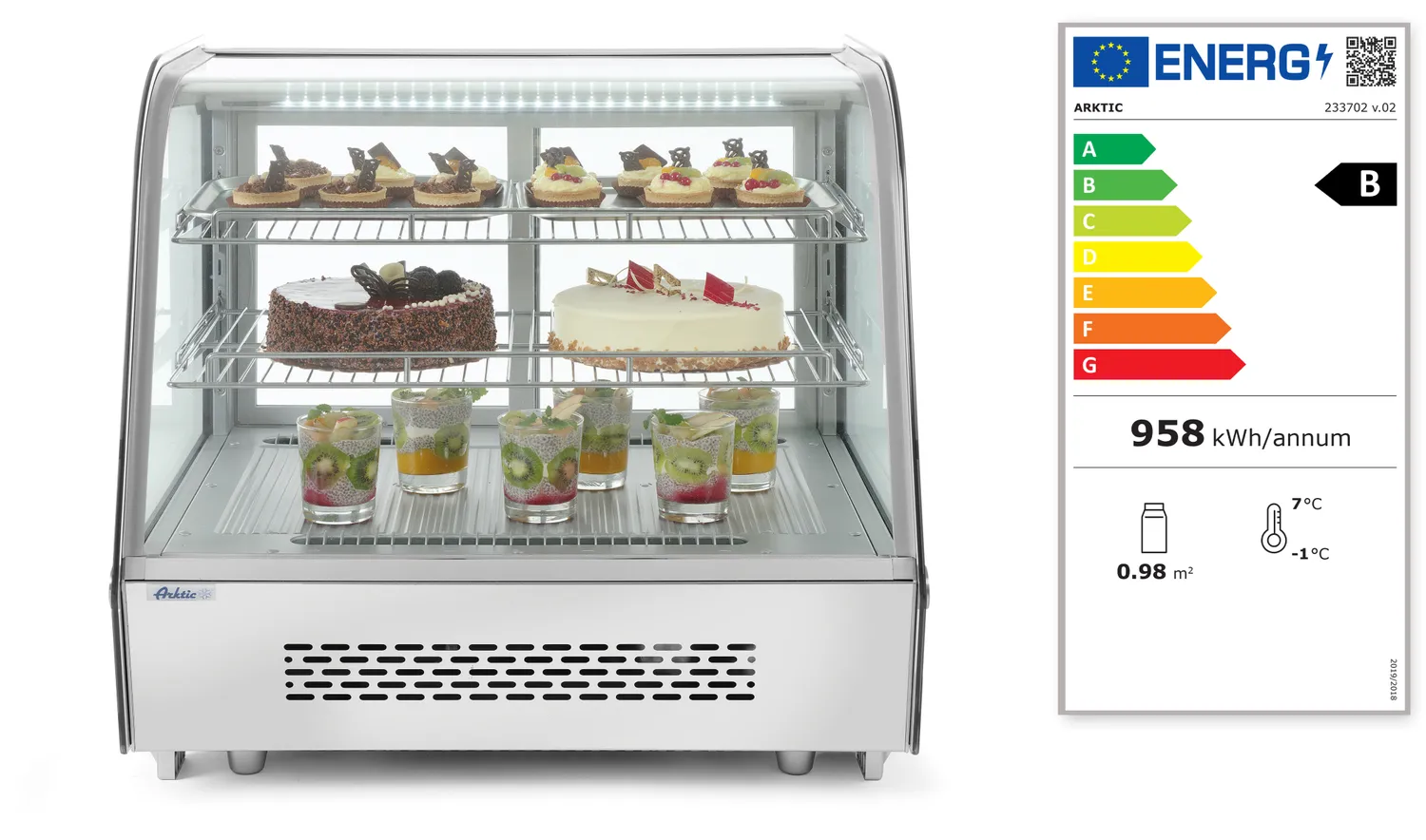 Refrigerated display 120 liters - 5