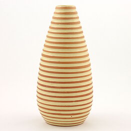イングリッド・アッターボリ  Randiシリーズ  丸みが可愛らしい縞々模様の花瓶 Vase  (22 cm)1948年