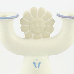 Lisa Larson (1982) Large Joyous Candleholder "Lisa" 27cm