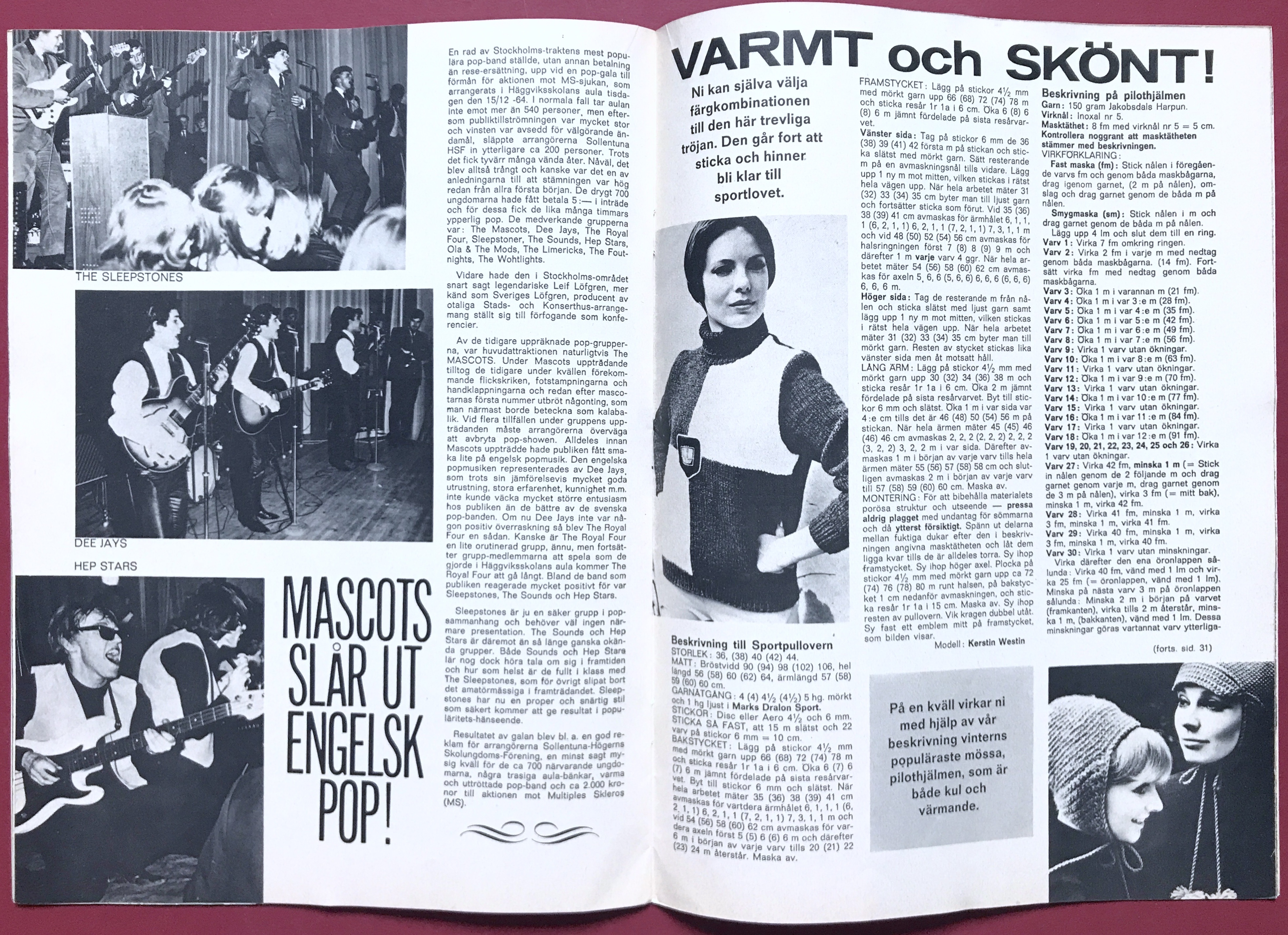 LOVE med Min Melodi - Nr 2 1965 PRETTY THINGS omslag - 5