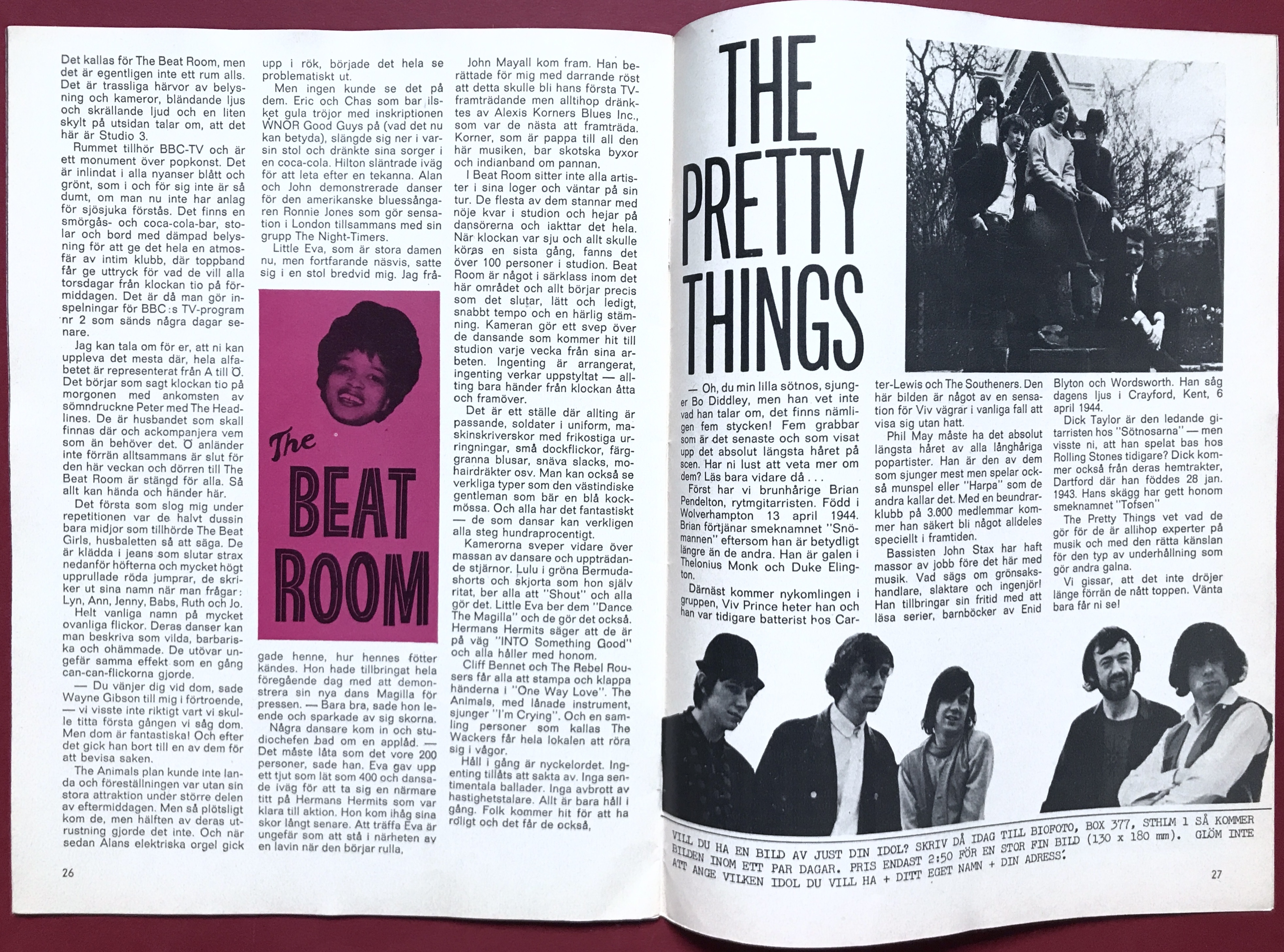 LOVE med Min Melodi - Nr 2 1965 PRETTY THINGS omslag - 7