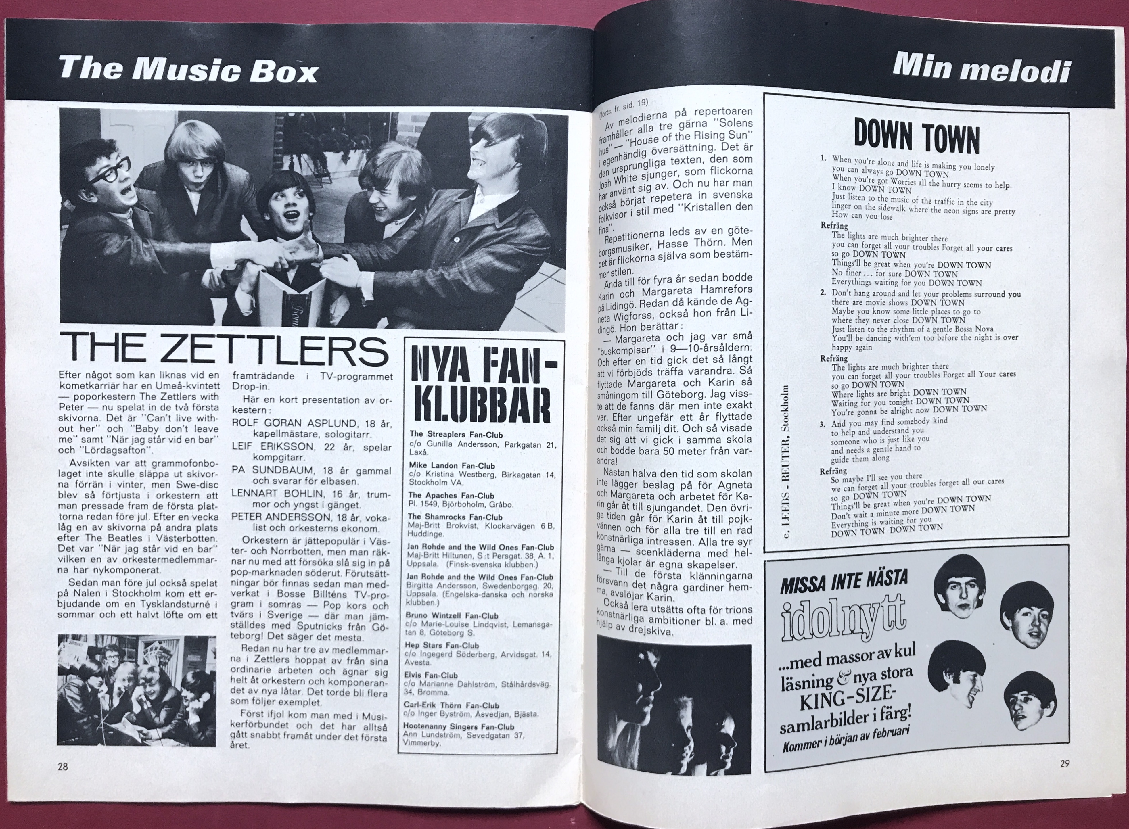 LOVE med Min Melodi - Nr 2 1965 PRETTY THINGS omslag - 9