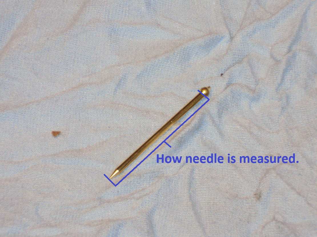 Schebler mixture needles 1909-upp - 2