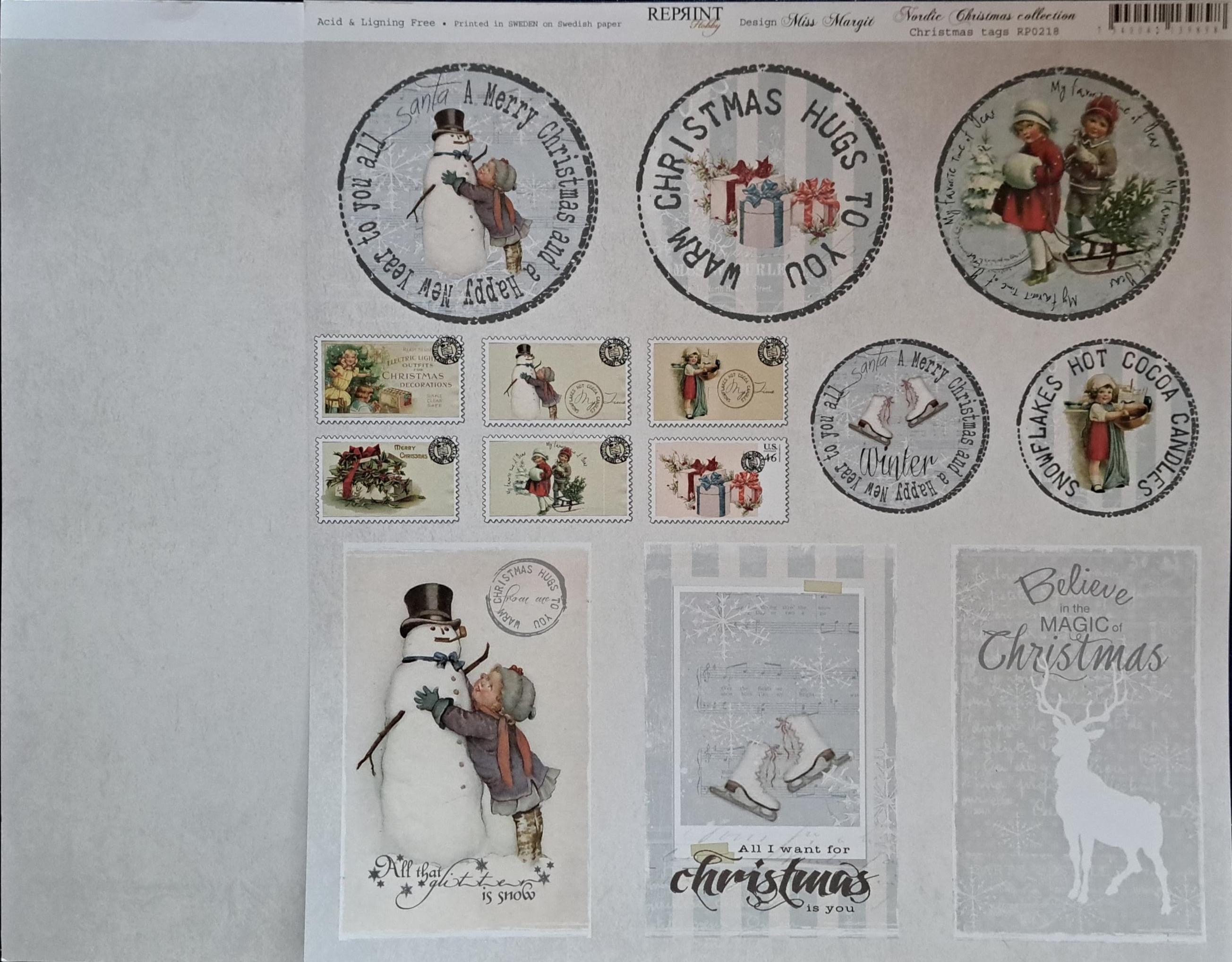Reprint - Nordic Christmas Collection 12x12"