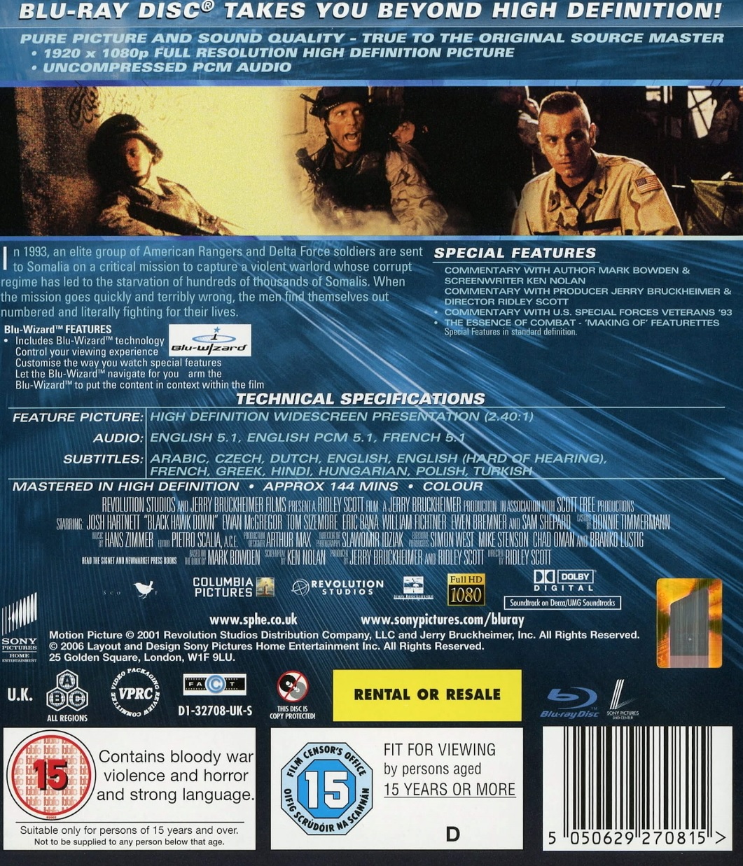 Black Hawk Down (ej svensk text) (Blu-ray) - 2