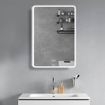 LED mirror 50x70 cm