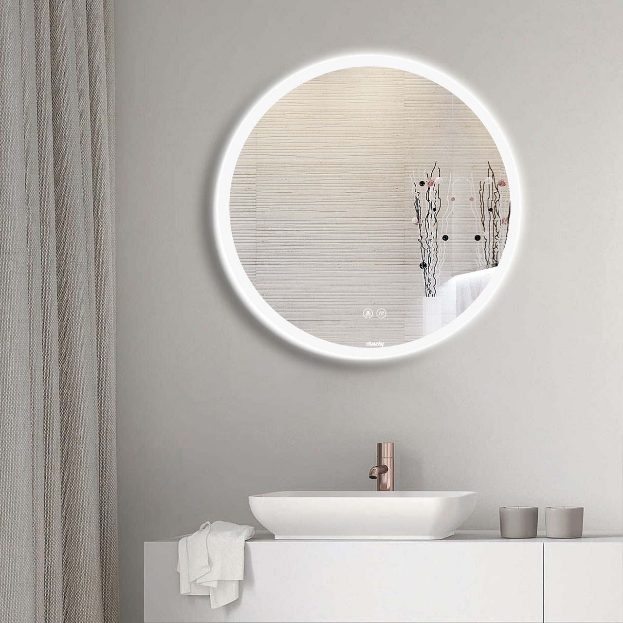 LED mirror Ø60 cm - 3