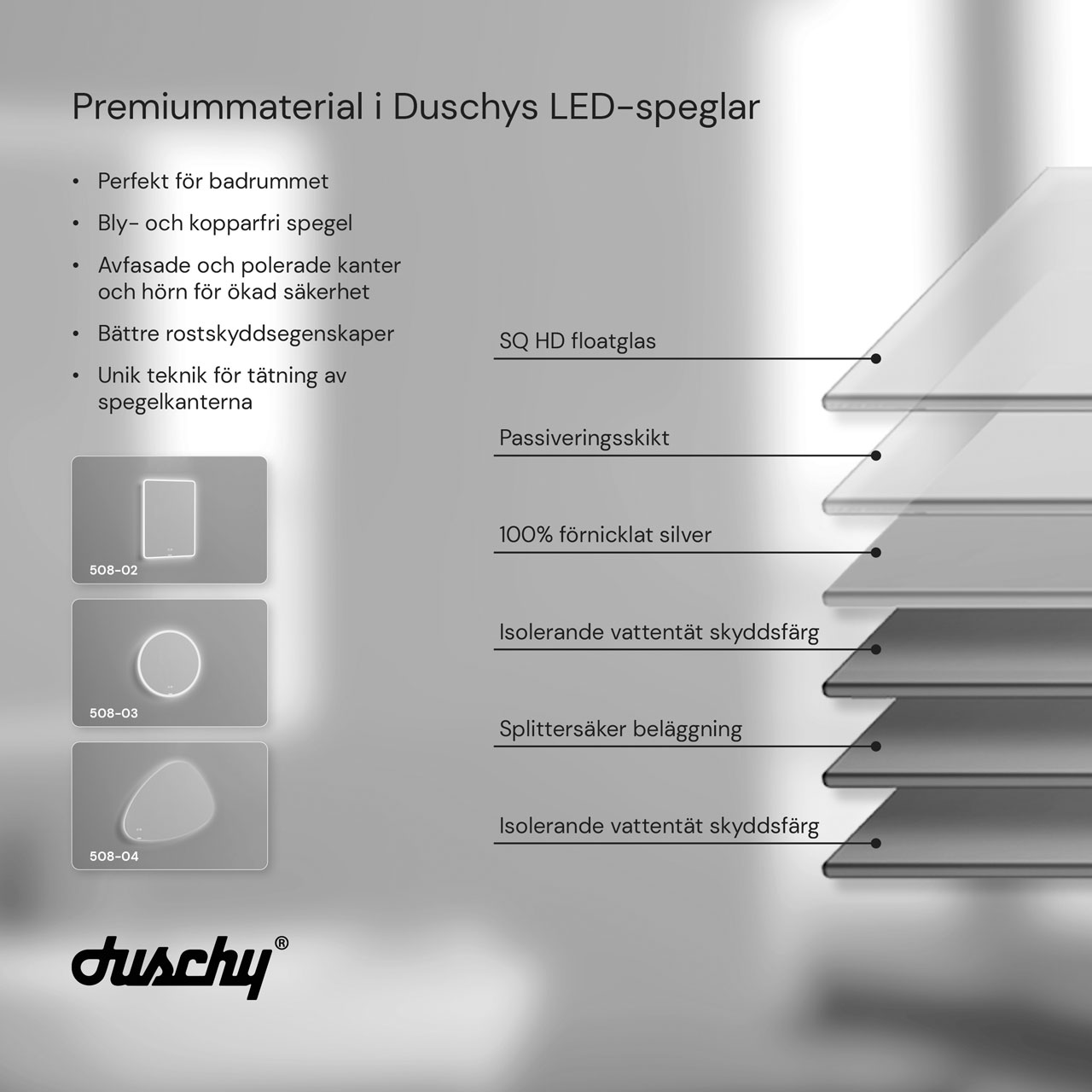 LED mirror 85x75 - 4