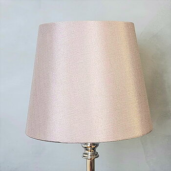 Lampskärm Silka, mellangrå 13x18x15cm