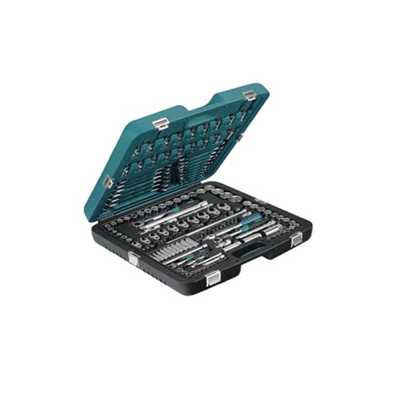 Socket set Hylsnyckelsats 1/2"+3/8"+1/4" 166pcs