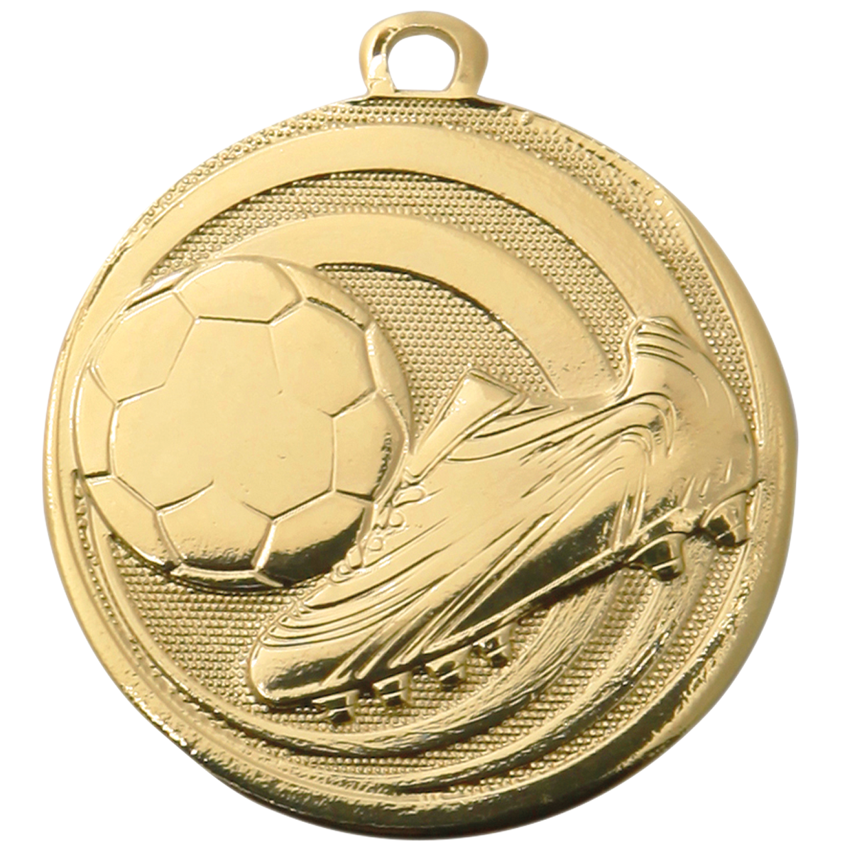 Medaljer 32 mm präglade - Fotboll - Guld, Silver och Brons