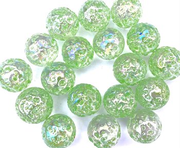 Spelkula Glitter Grön 22 mm