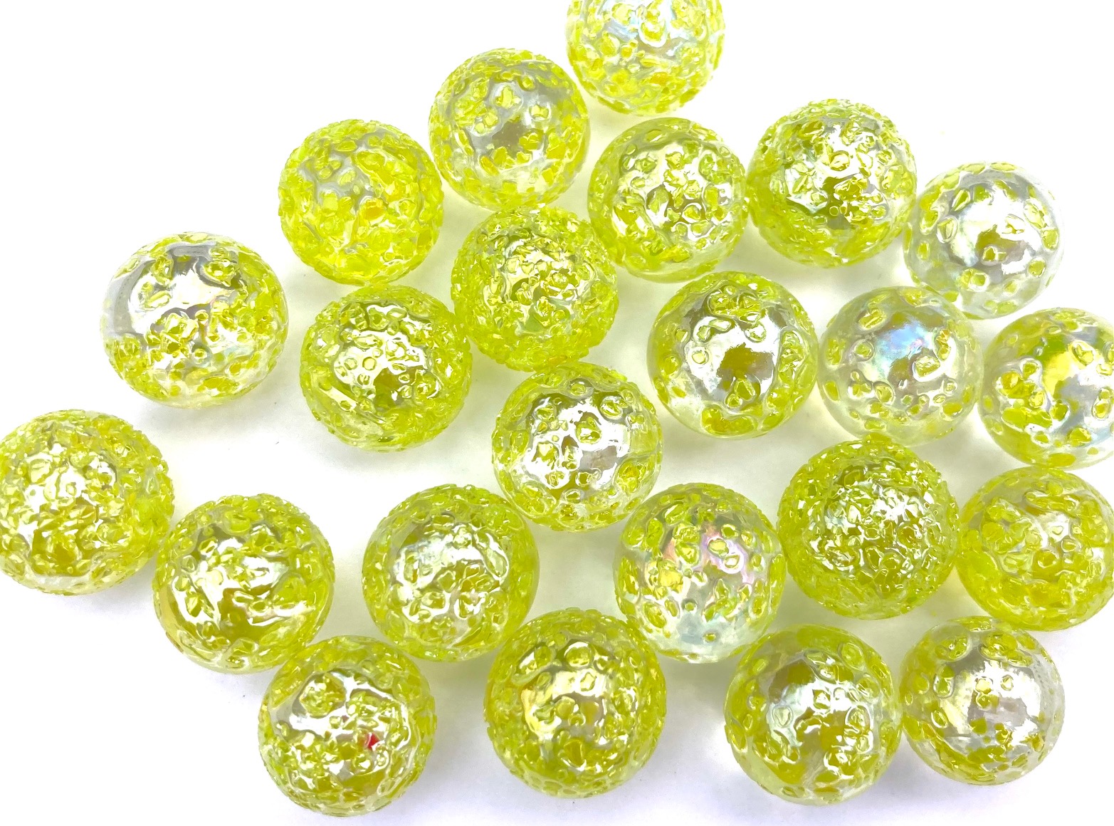 Spelkula Glitter Gul 16 mm