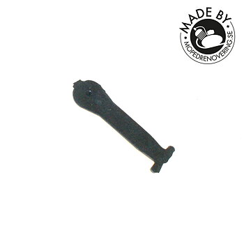Cable tie HVA 2 stroke. Rubber, length 50 mm, sits on the handlebar. Made by Mopedrenovering.
