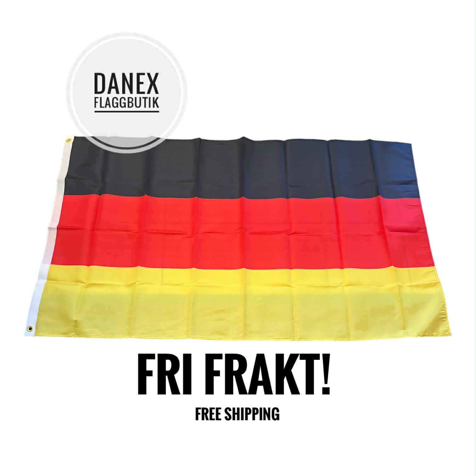 Nationsflagga Tyskland  150x240