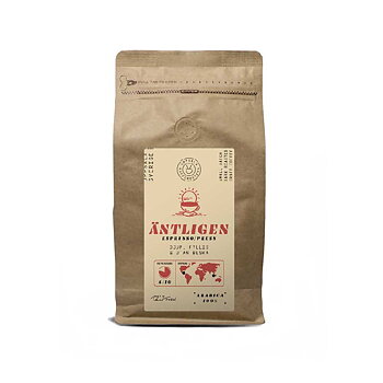 Uppsala Kafferosteri - Äntligen - Mörkrostade kaffebönor - 250g
