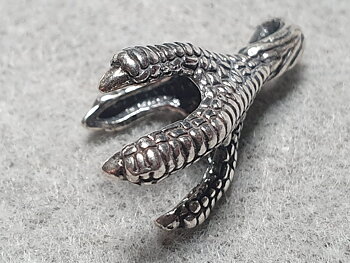 Fågelklo ca. 27x15mm, hänge 925-silver