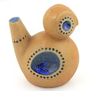 Britt-Louise Sundell (Ringo 1960s) Brown Modernistic Bird 10 cm