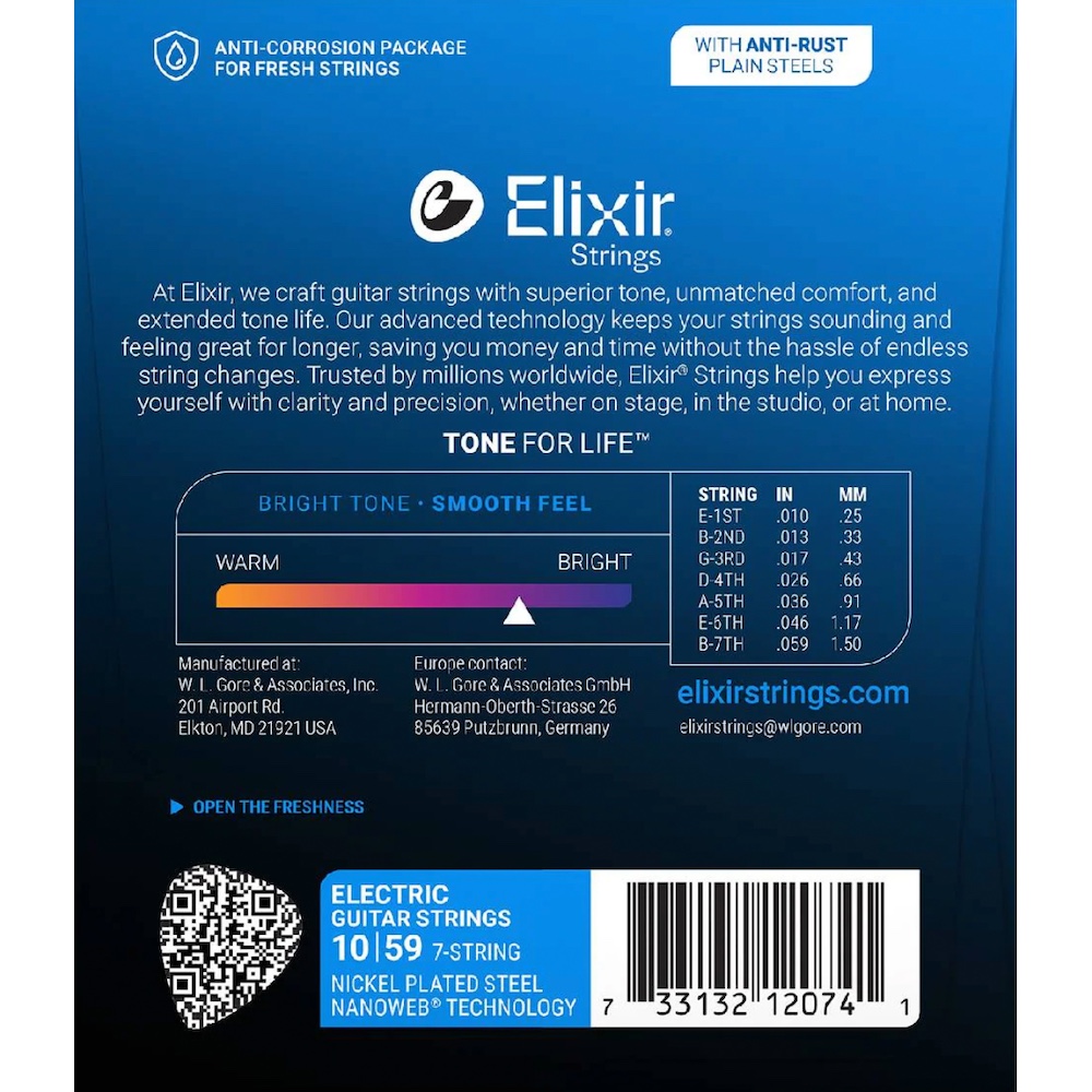 Elixir Nanoweb 010-059 (7-String) - 2