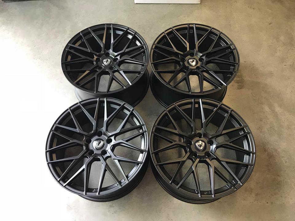 20" Cades Hera Matt Black 5x120