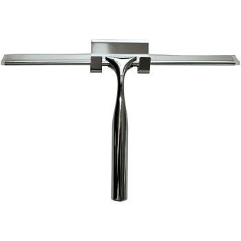 Scraper with wall bracket
