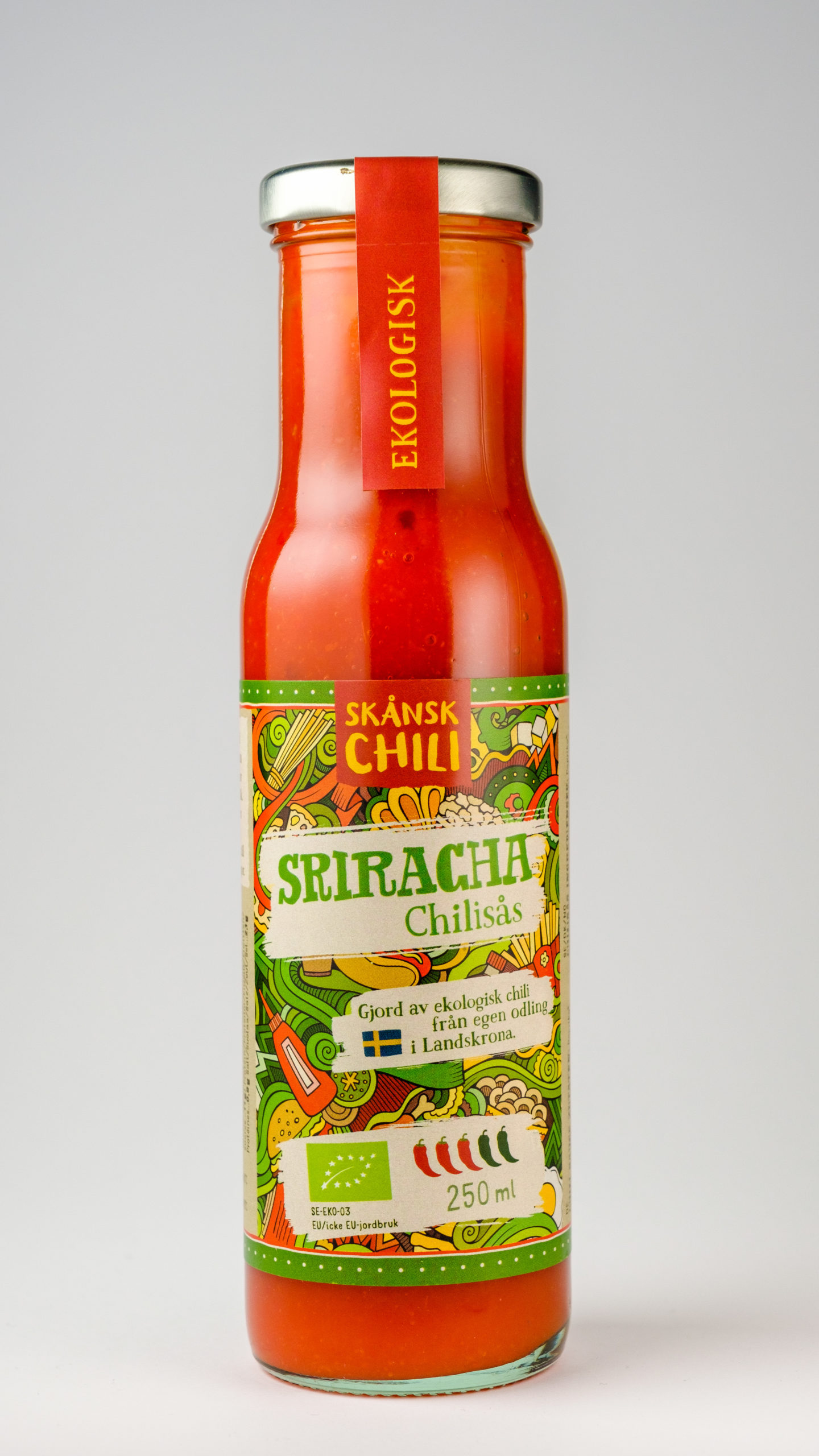 Sriracha Chilisås 250 ml x12, EKO