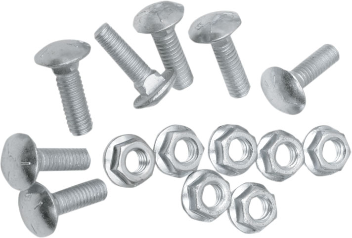 Moose slitstål bult & muttersats 7-pack