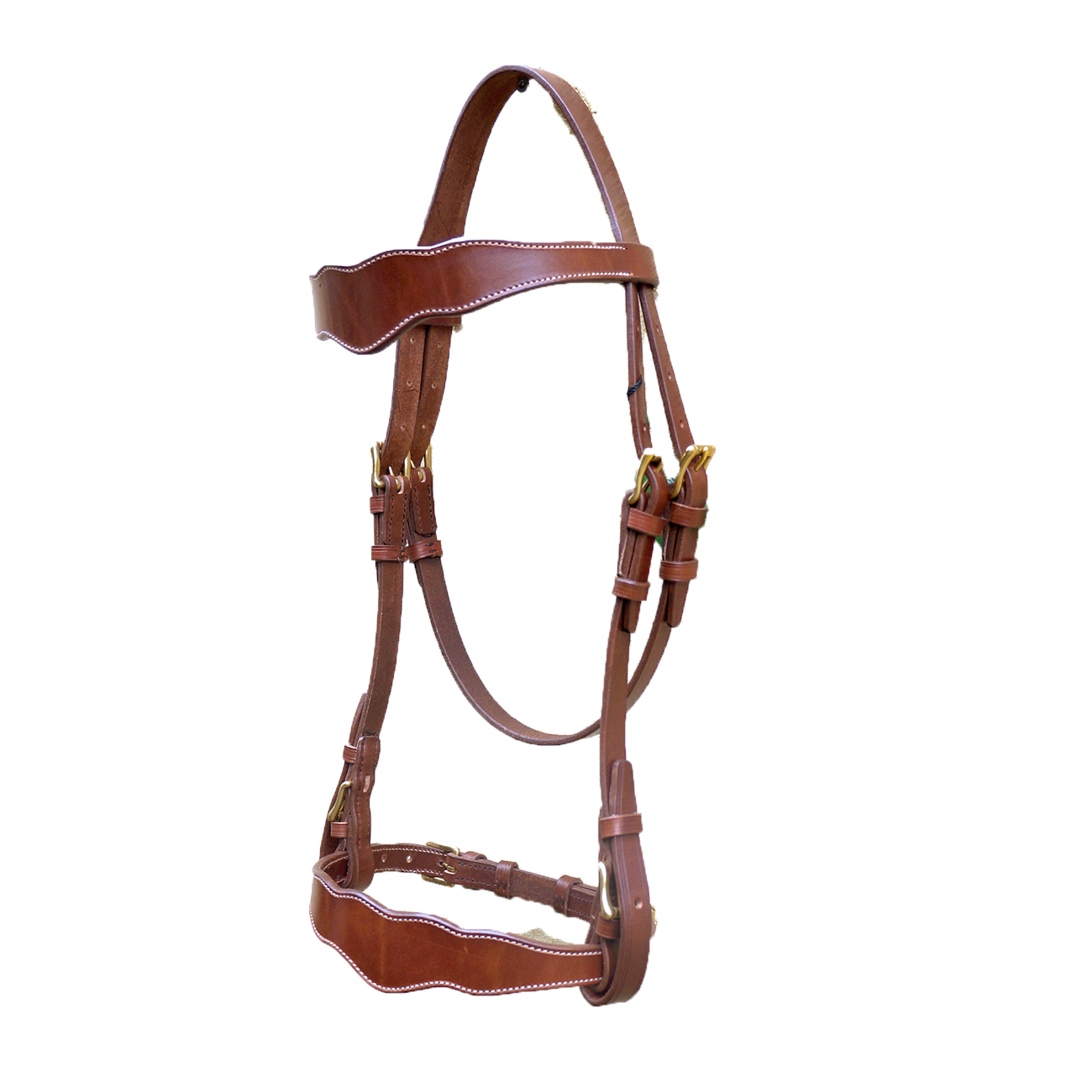 1034.  Portuguese Working Bridle - 3