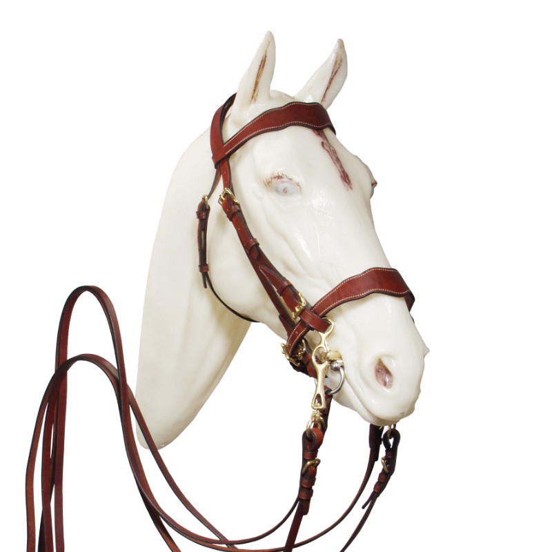 1034.  Portuguese Working Bridle - 2