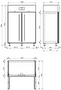 Frysskåp Space F 1400 P, 1300 liter, GN 2/1