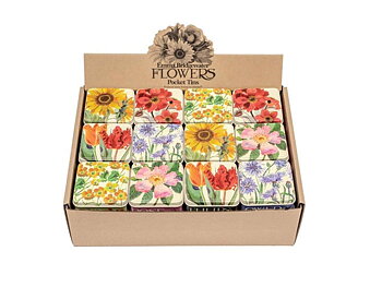 Plåtask  med blommor