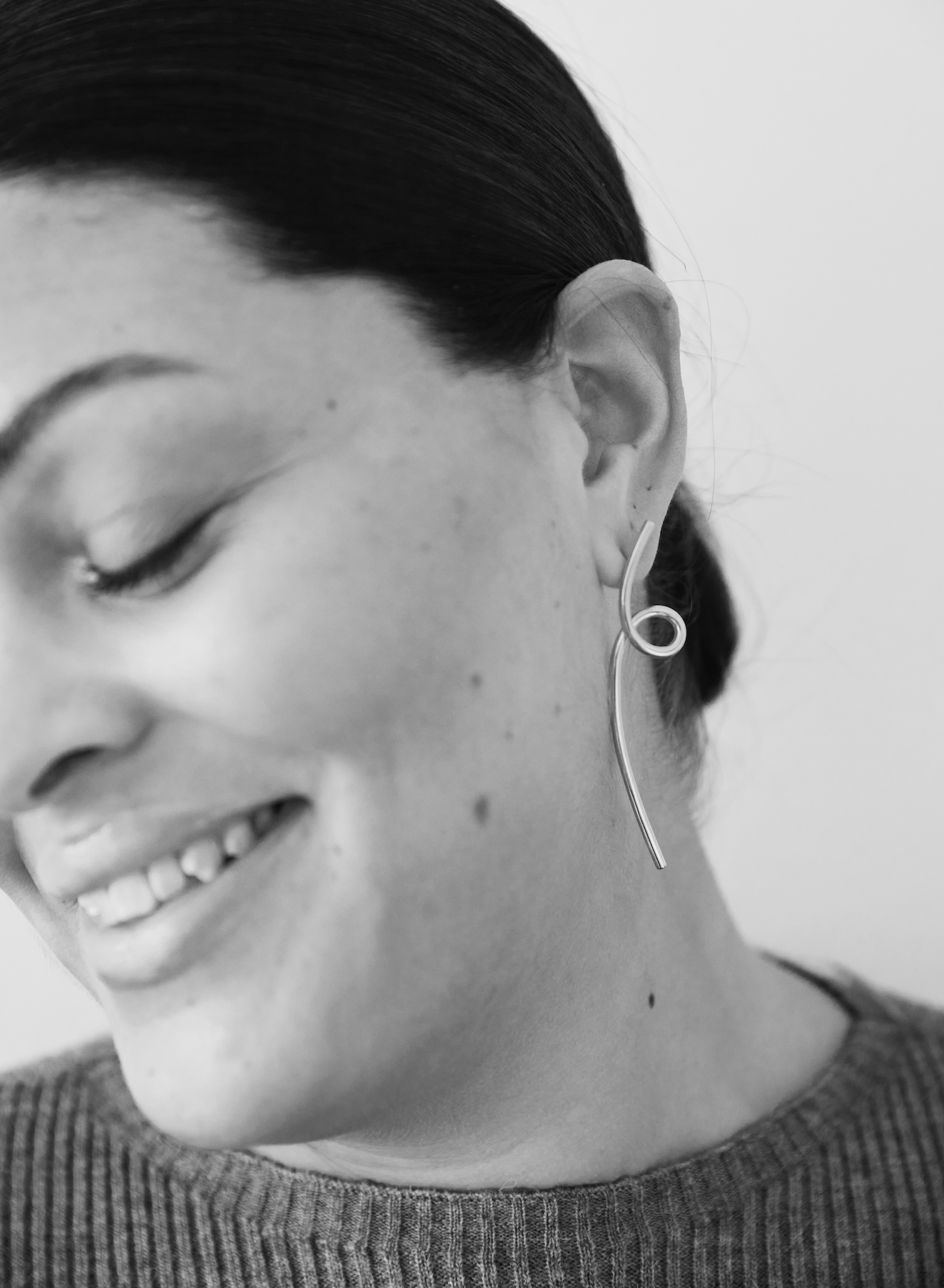 Loop ear silver - 2
